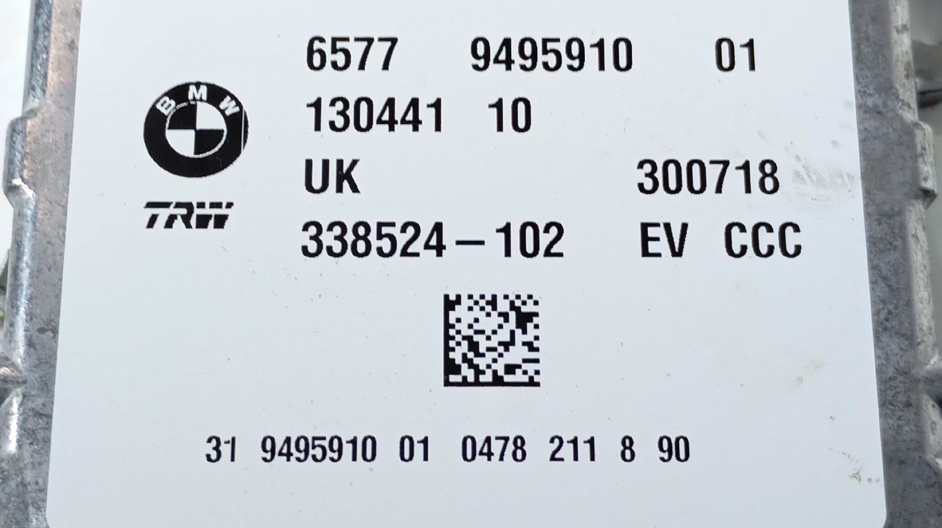 Airbag Module BMW i3 (I01) | 13 -  Imagem-3