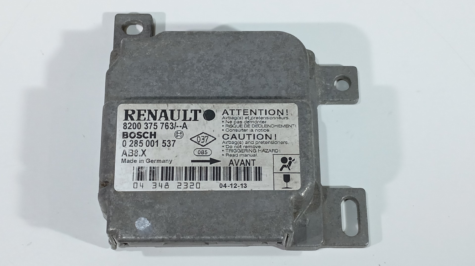 Airbag Module RENAULT 1.5 DCI Imagem-1