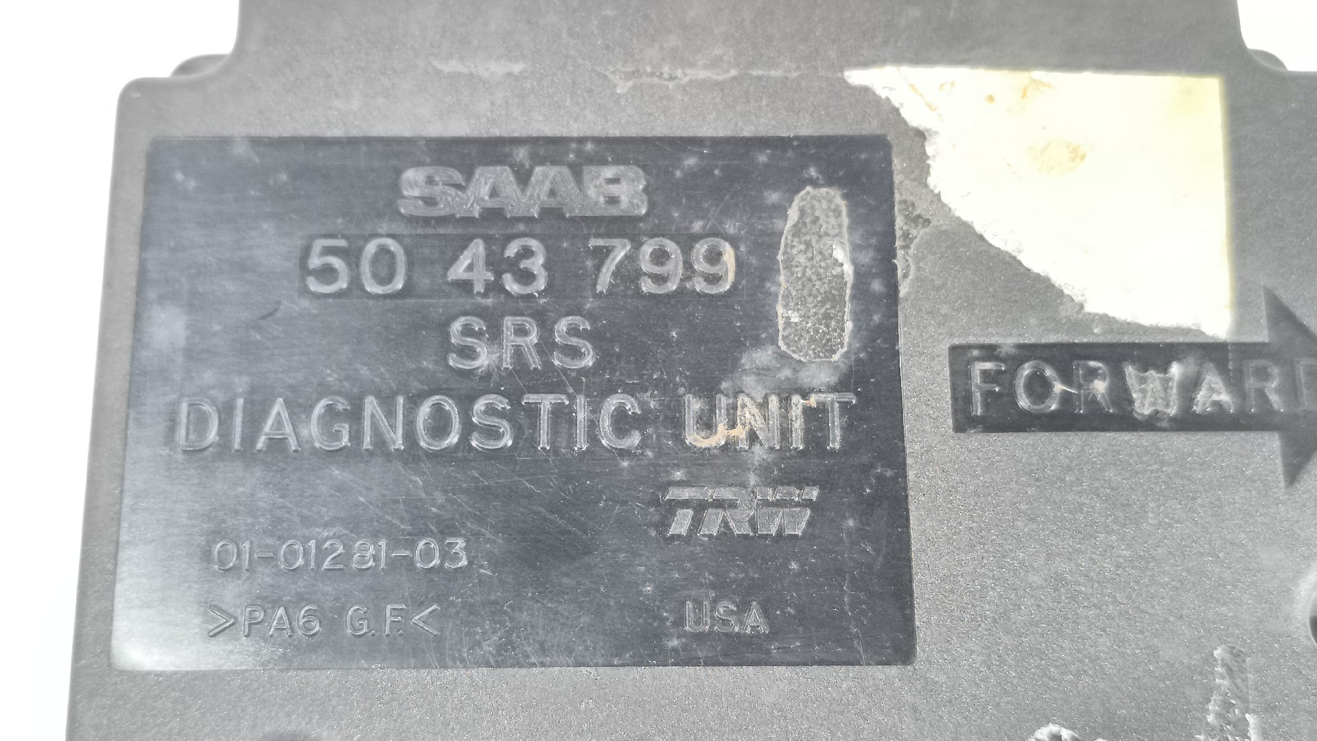 Centralina de Airbags SAAB 9000 | 85 - 98 Imagem-2
