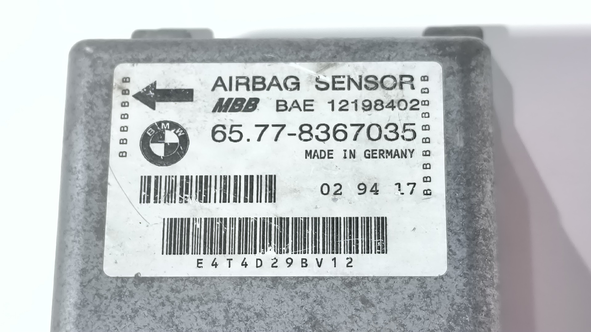 Centralina de Airbags BMW 3 (E36) | 90 - 98 Imagem-2
