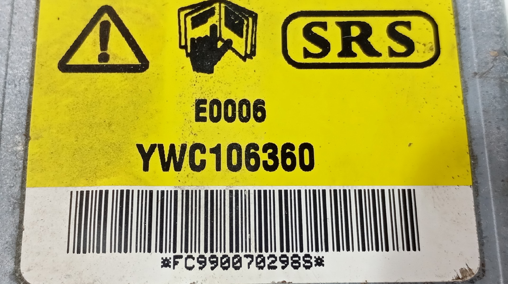 Centralina de Airbags LAND ROVER FREELANDER (L314) | 98 - 06 Imagem-5