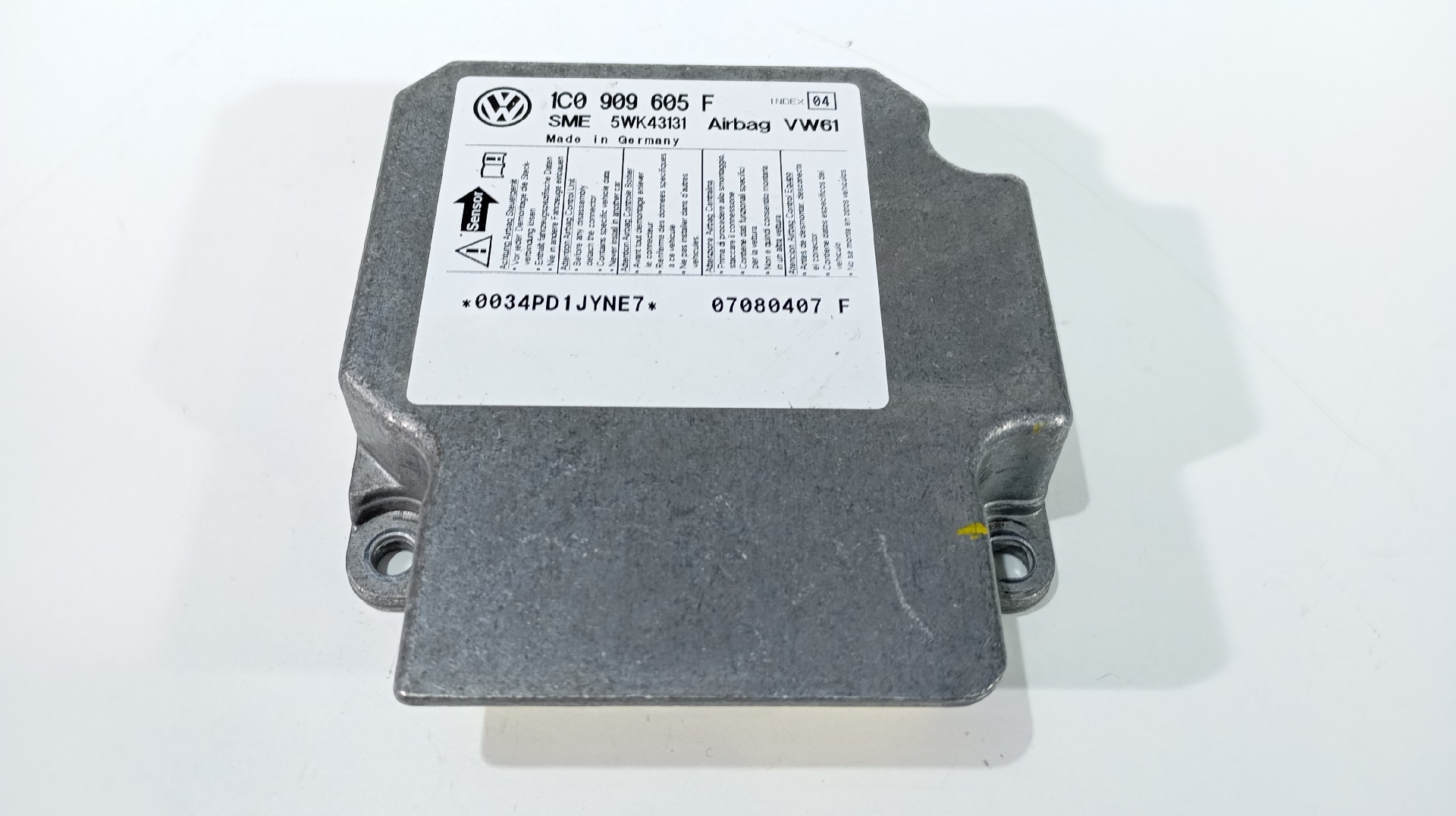 Centralina de Airbags SKODA OCTAVIA 1.9D