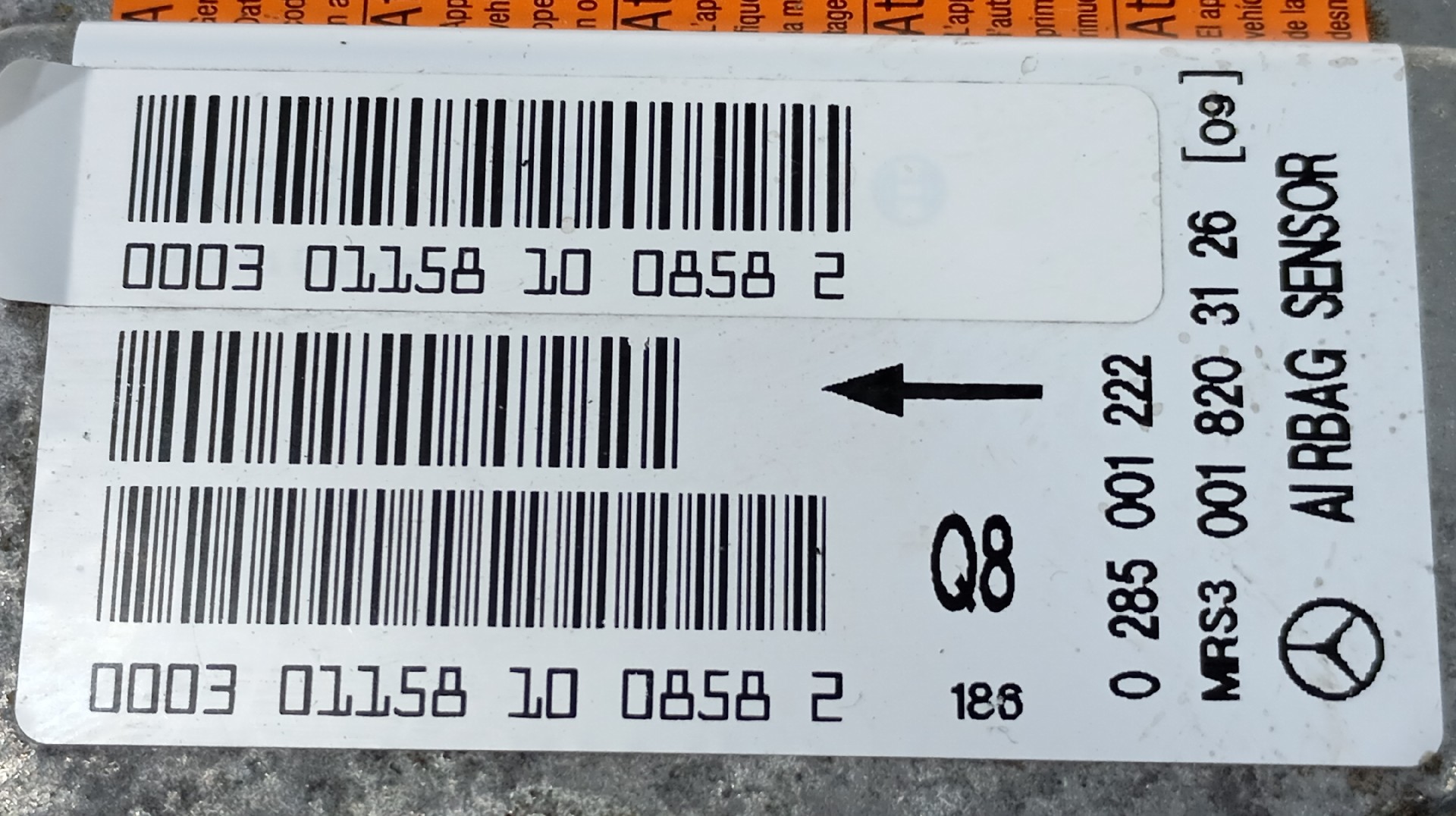 Centralina de Airbags MERCEDES-BENZ A-CLASS (W168) | 97 - 05 Imagem-4