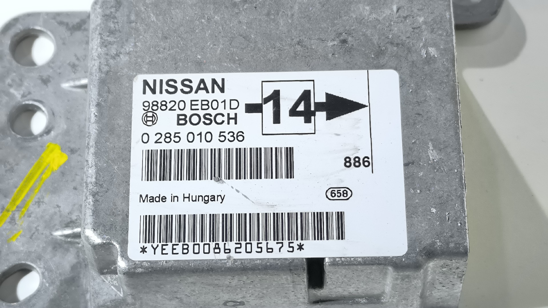 Centralina de Airbags NISSAN NAVARA PLATINUM DCI Imagem-1