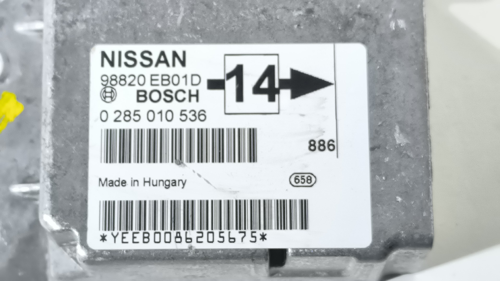 Centralina de Airbags NISSAN NAVARA PLATINUM DCI Imagem-4