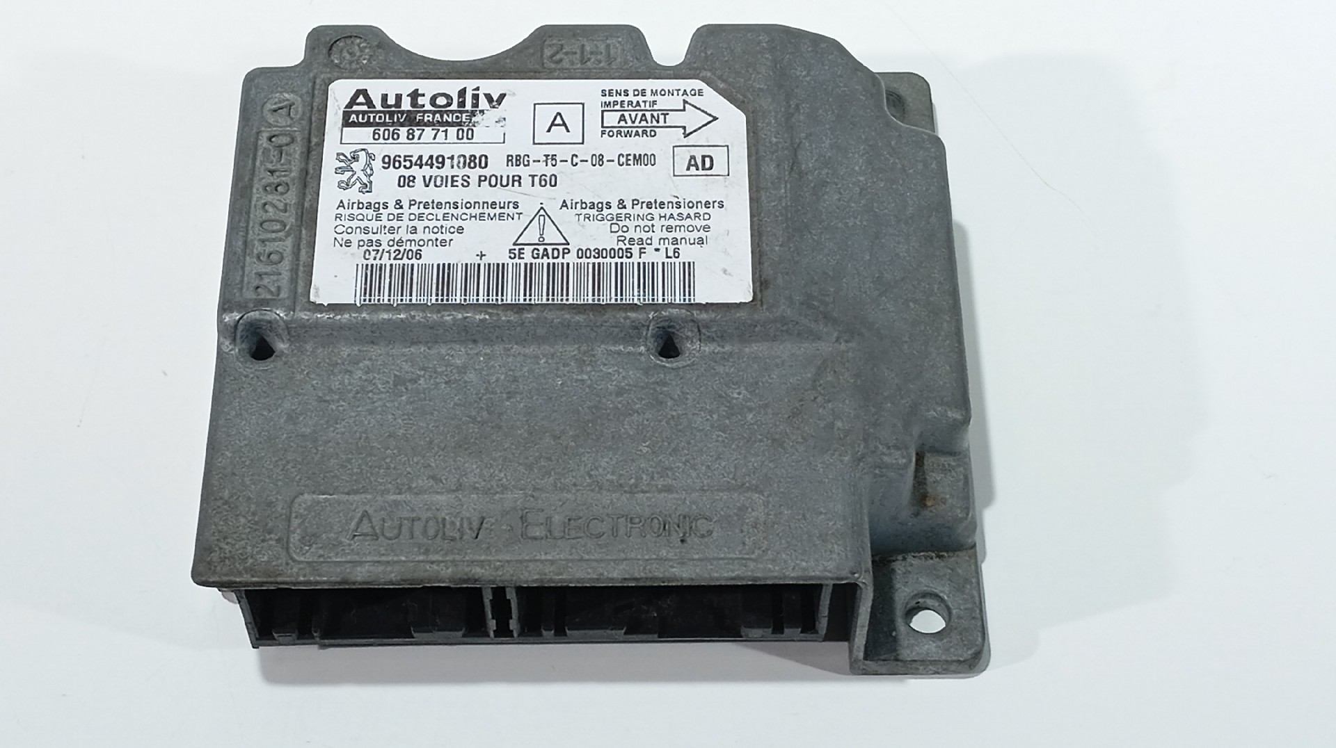 Centralina de Airbags PEUGEOT 307 Imagem-1