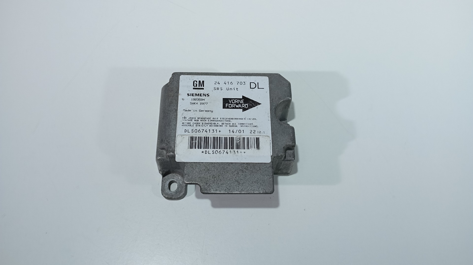 Centralina de Airbags OPEL ASTRA