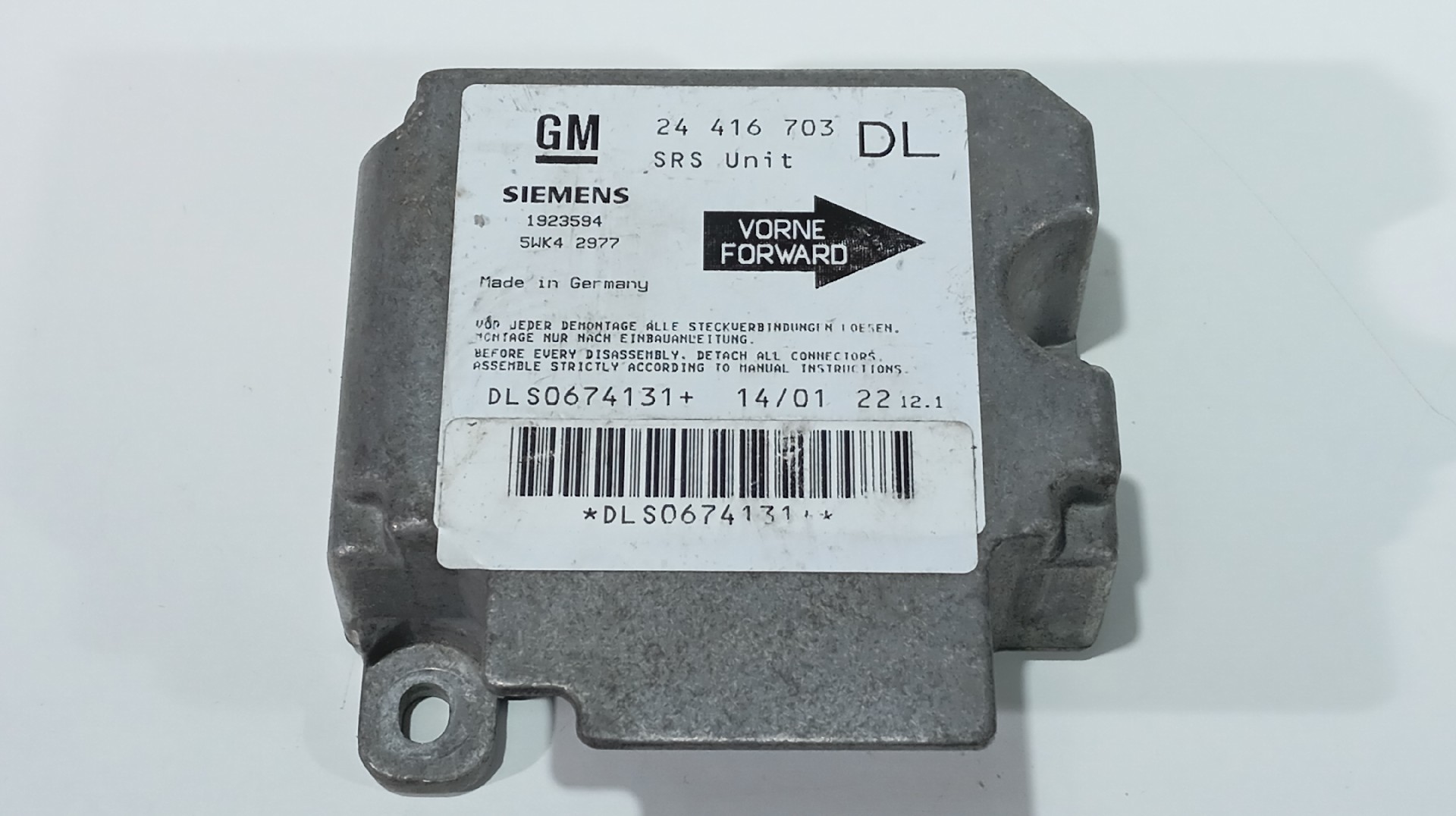 Centralita Airbags OPEL ASTRA Imagem-1