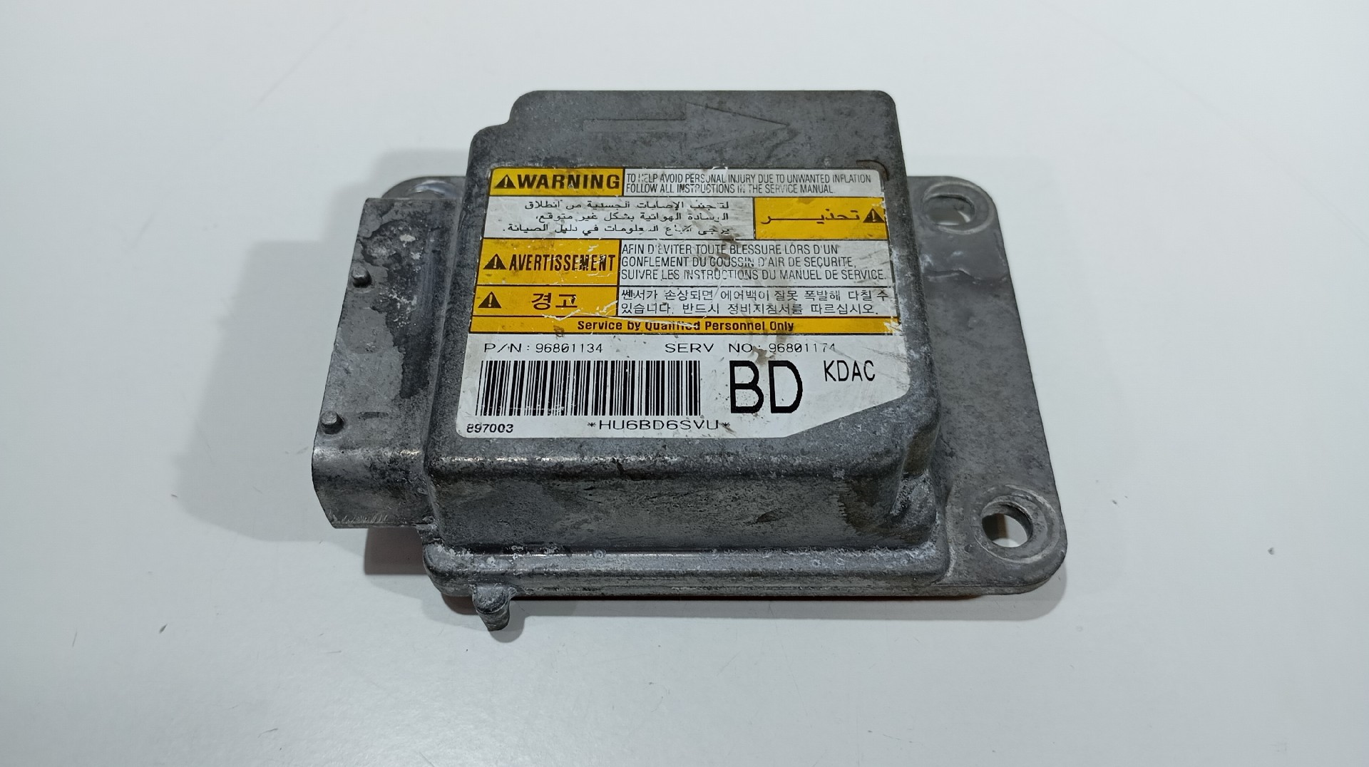 Centralina de Airbags CHEVROLET MATIZ (M200, M250) | 05 - 