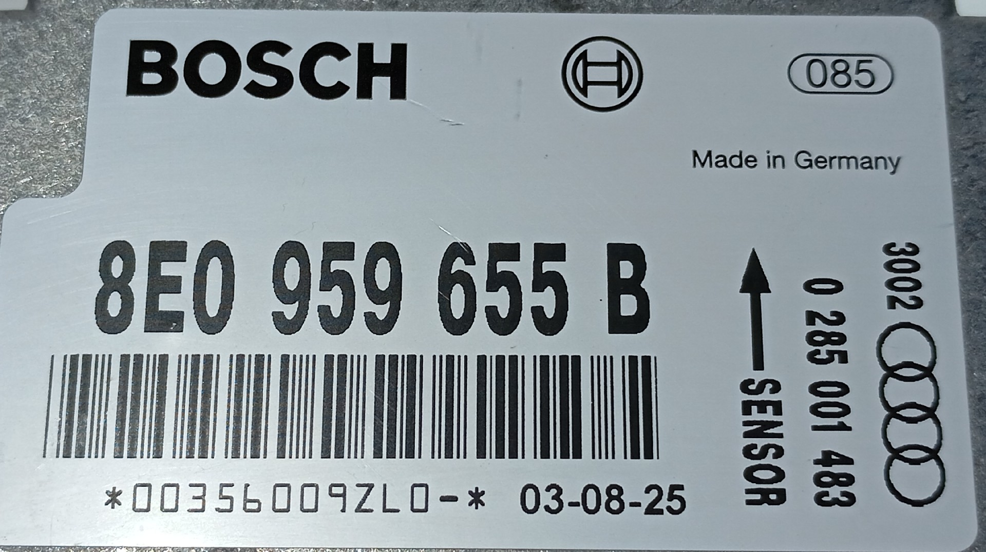 Centralina de Airbags AUDI A4 (8E2, B6) | 00 - 05 Imagem-4