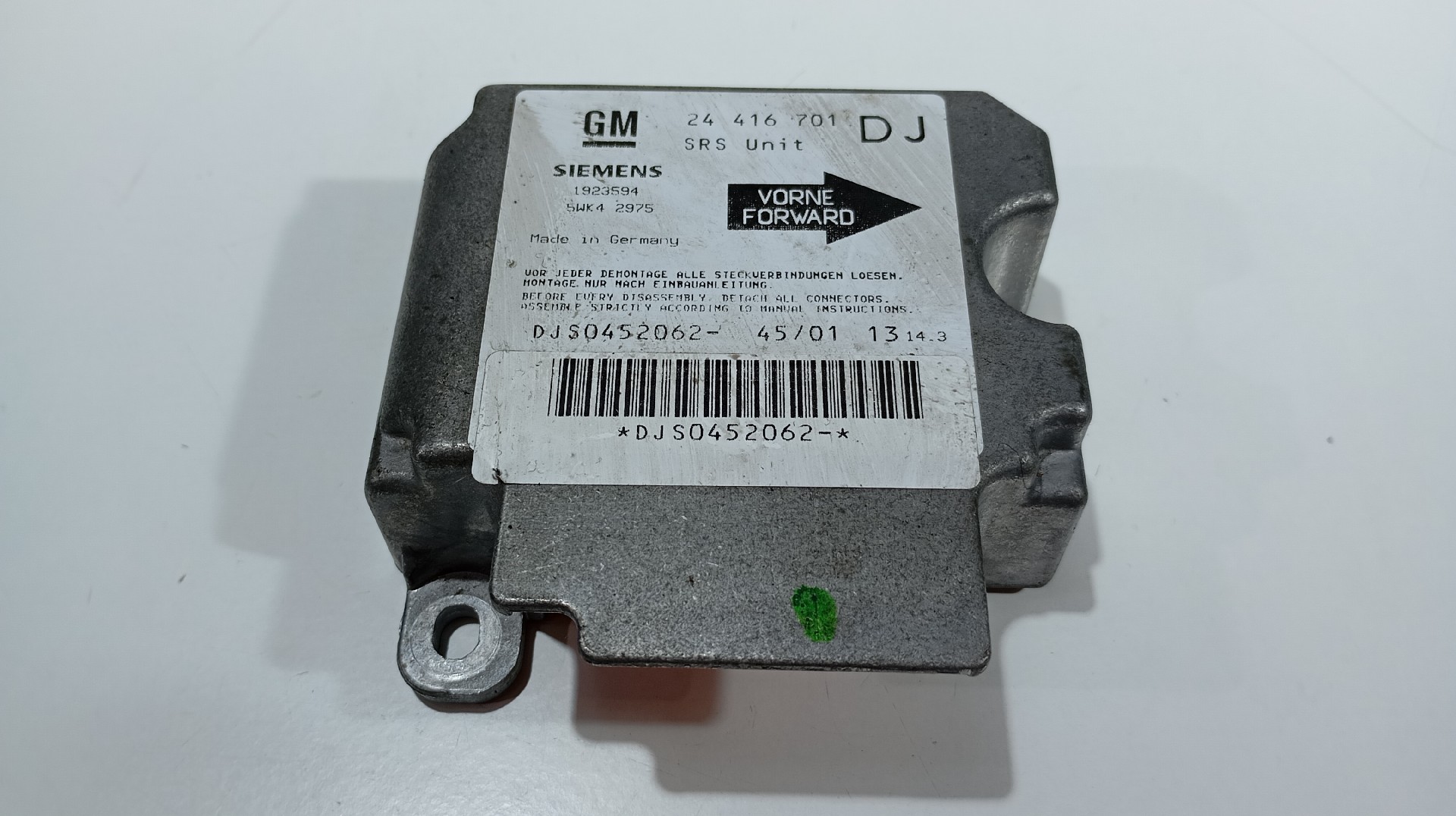 Centralita Airbags OPEL VECTRA B (J96) | 95 - 04