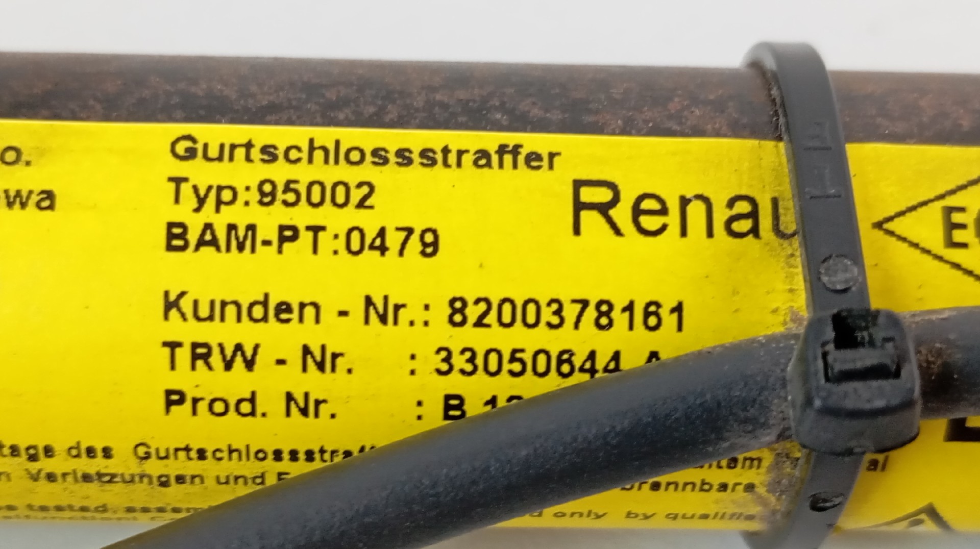 Pré-Tensor / Cinto Frente Direito RENAULT KANGOO Express (FC0/1_) | 97 -  Imagem-5