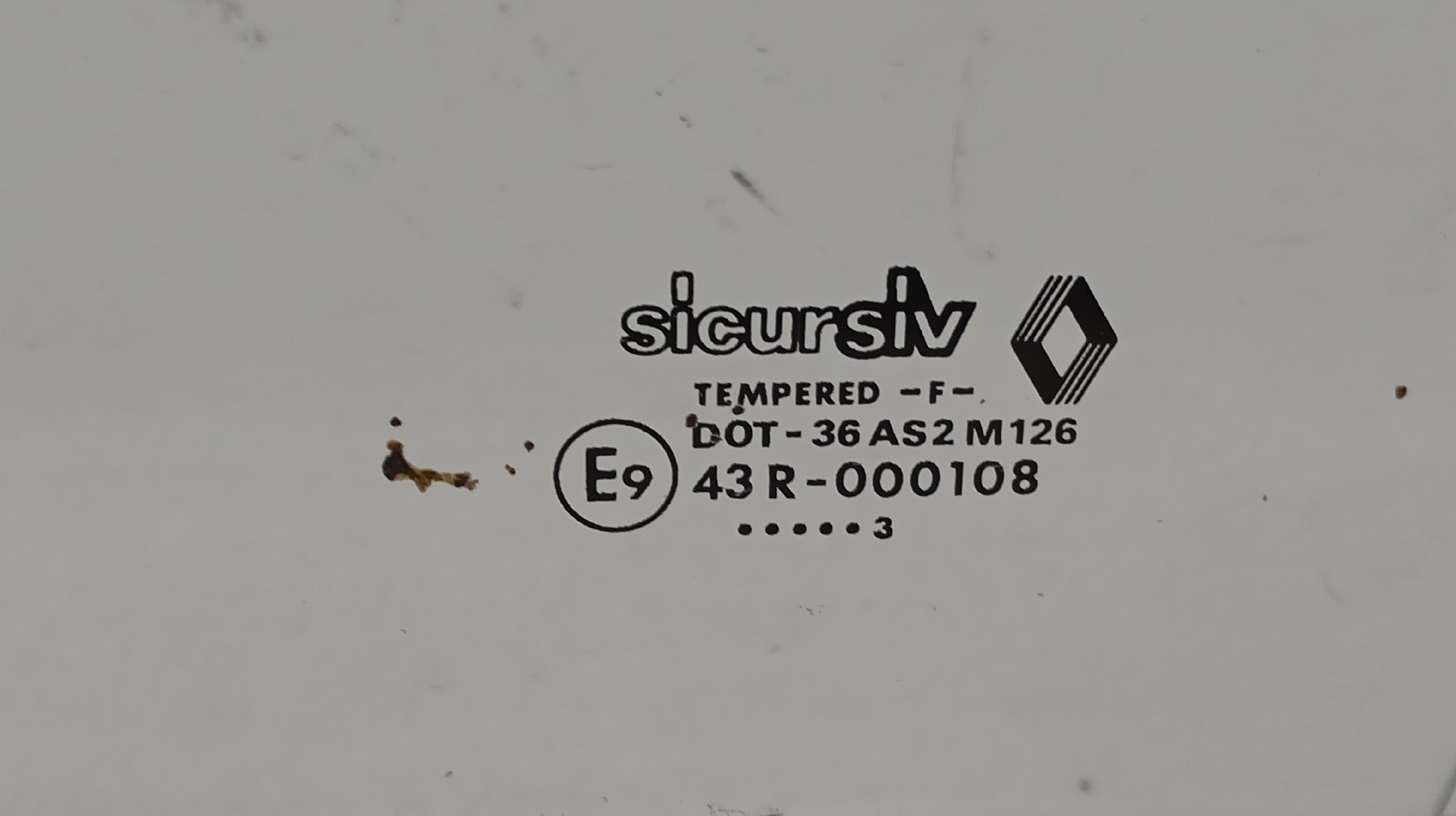 Vidro Porta Frente Esquerda RENAULT 19 II Caixa (S53_) | 92 - 95 Imagem-1