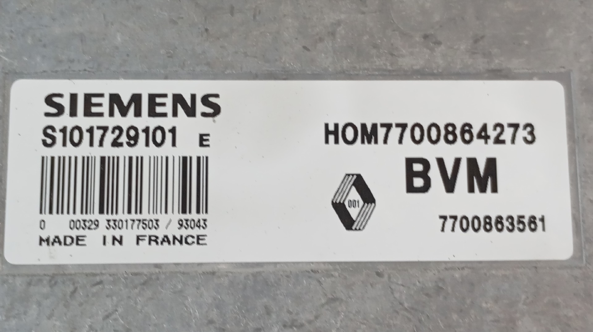 Engine Module RENAULT 19 II Caixa (S53_) | 92 - 95 Imagem-4