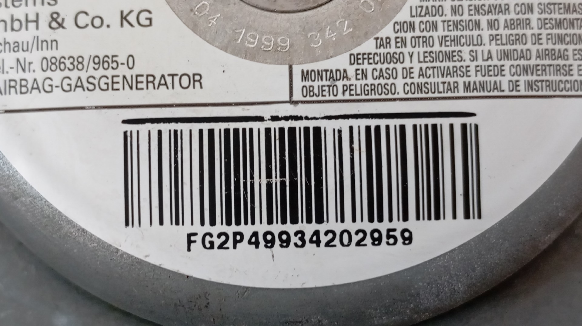 Airbag Conductor RENAULT CLIO II Caixa (SB0/1/2_) | 98 -  Imagem-4