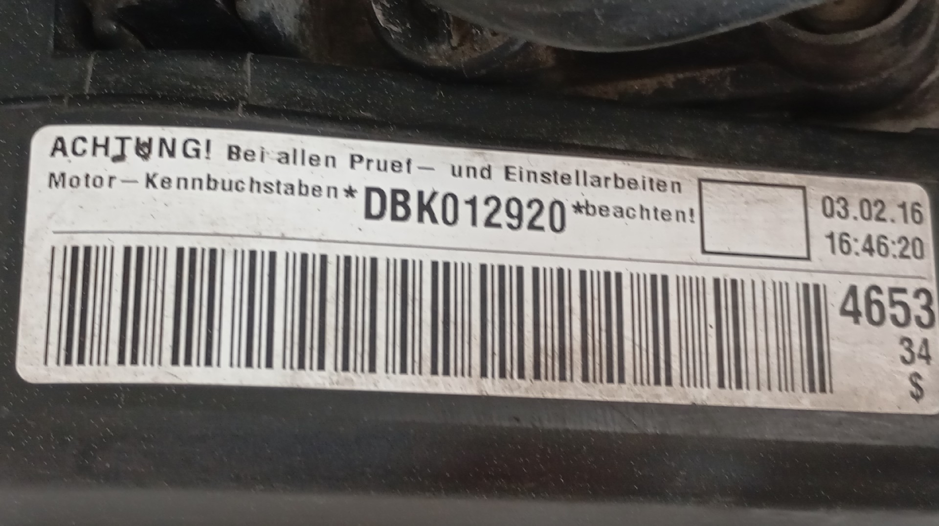 Engine VOLKSWAGEN GOLF VII (5G1, BQ1, BE1, BE2) | 12 -  Imagem-8