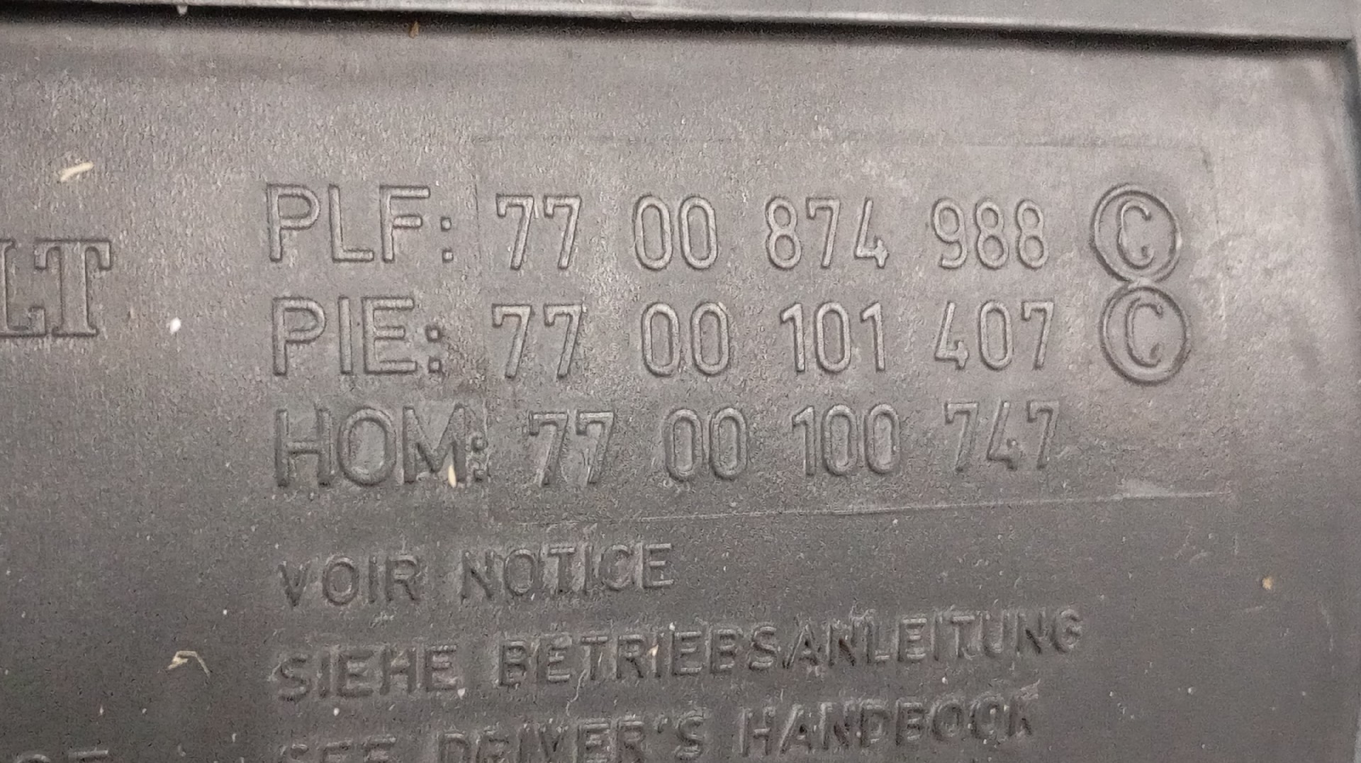 Caixa Filtro de Ar RENAULT MEGANE I (BA0/1_) | 95 - 04 Imagem-2