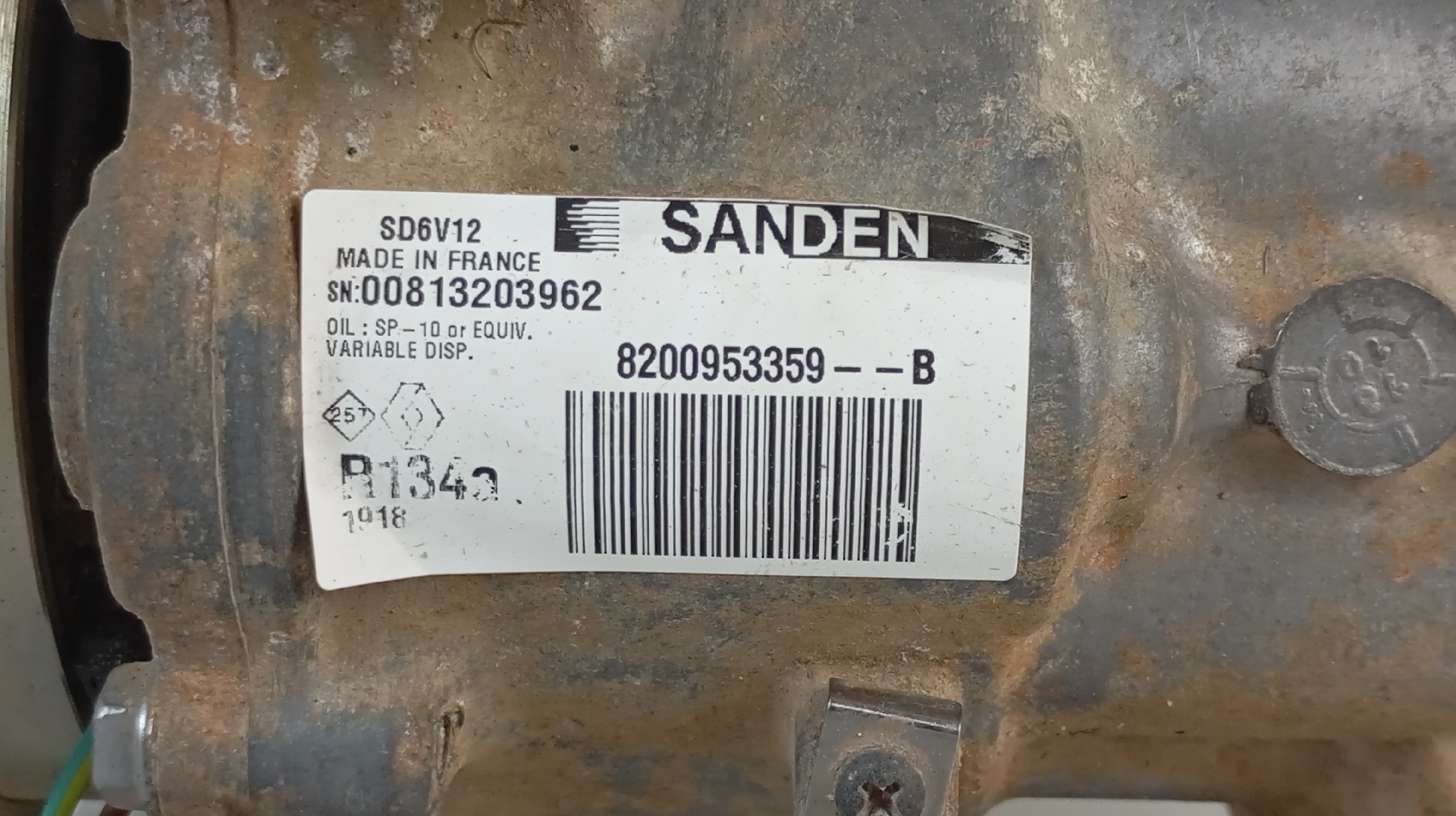 A/C Copmpressor RENAULT KANGOO Imagem-6