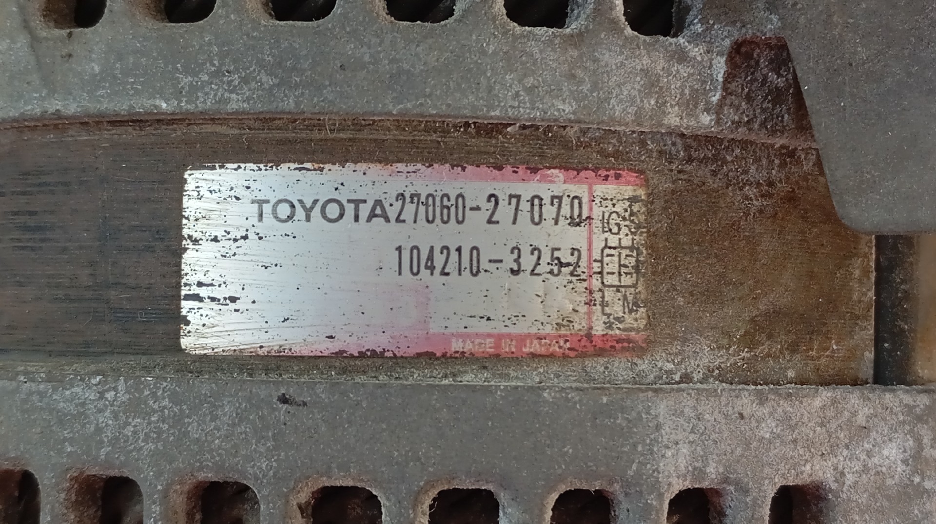 Alternador TOYOTA COROLLA 2.0 D-4D Imagem-4