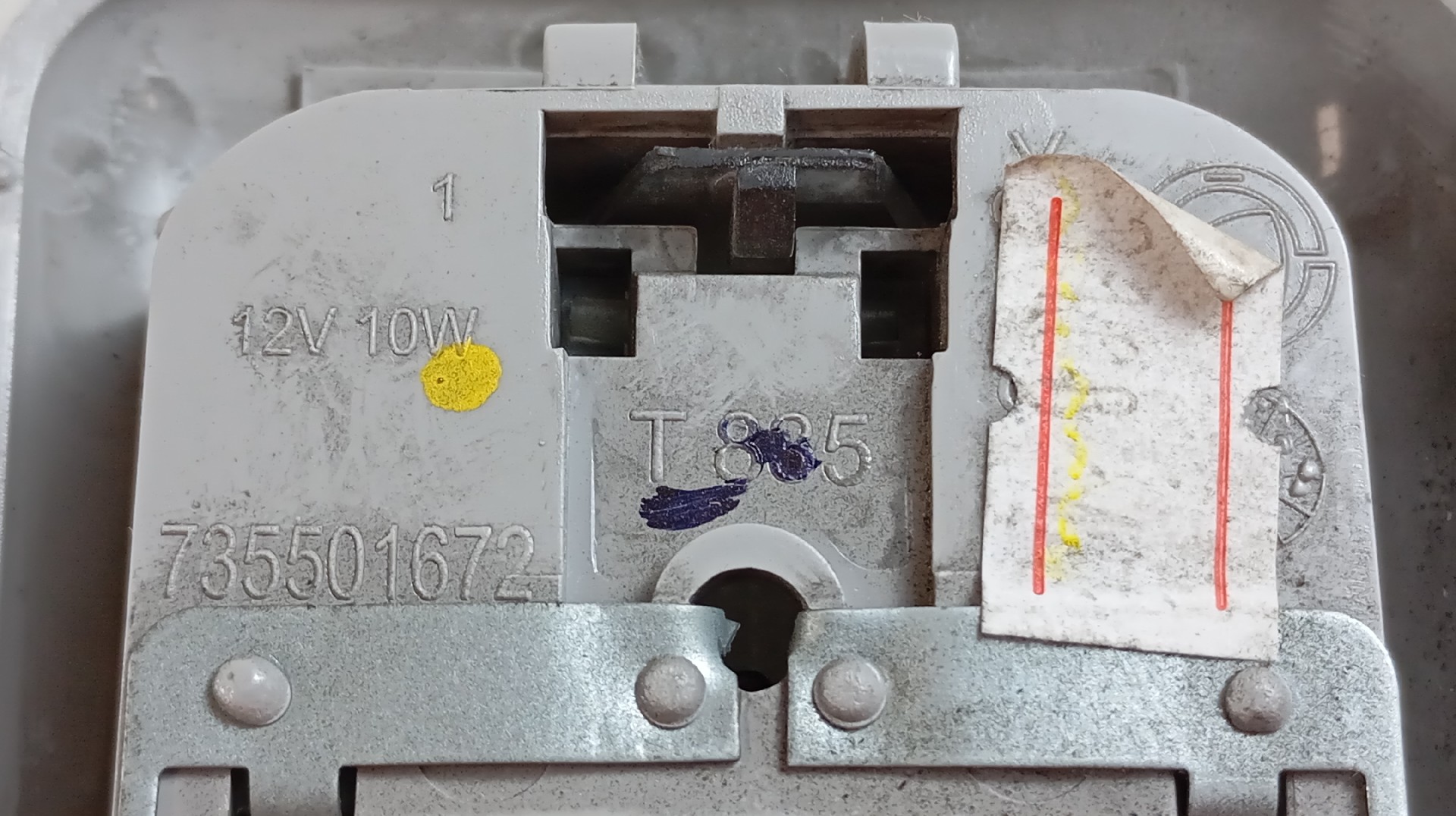 Plafonier Traseiro (Luz Interior Teto) FIAT FIORINO Caixa/Combi (225_) | 07 -  Imagem-3