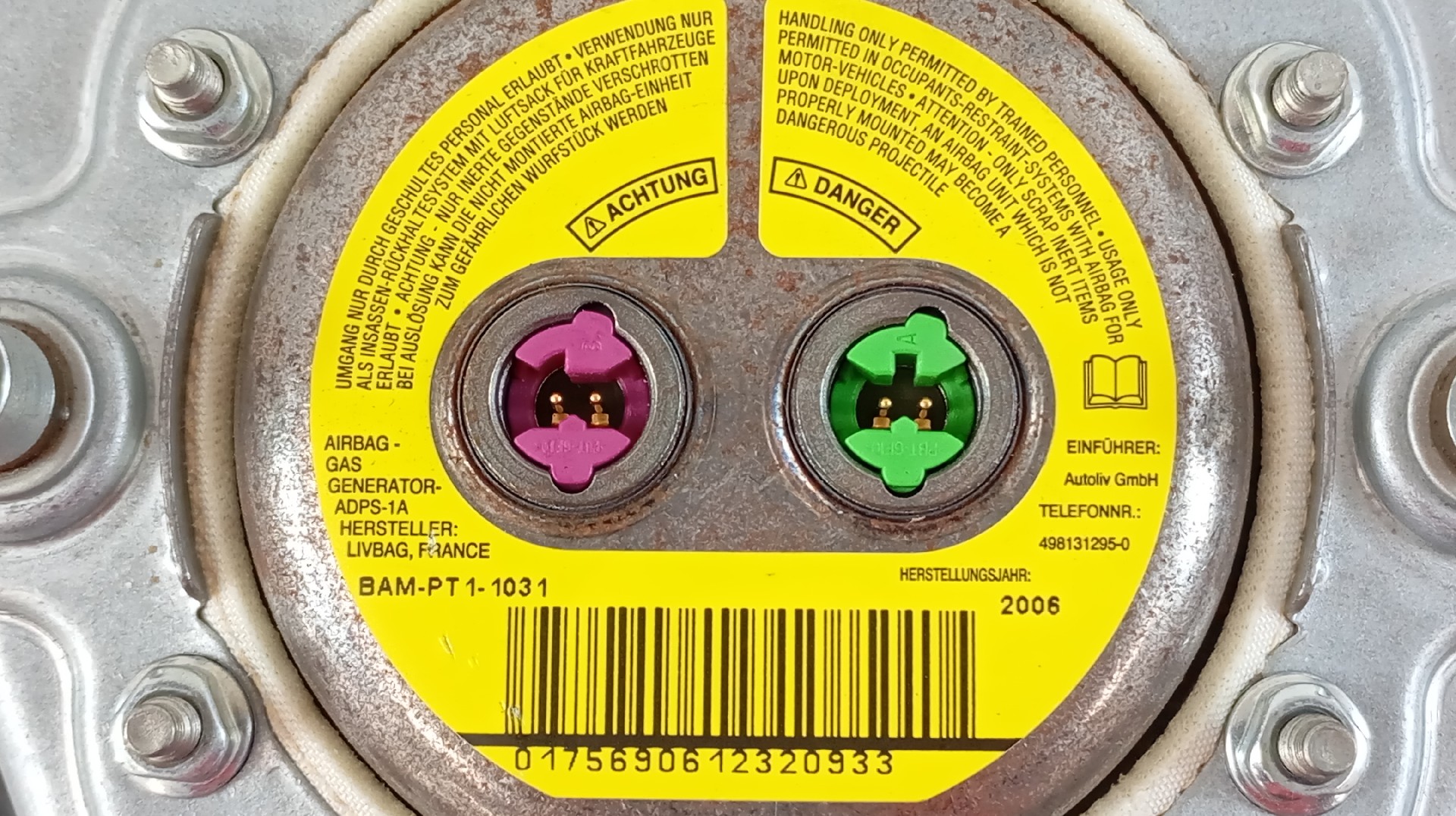 Airbag Volante VOLVO V50 (545) | 03 - 12 Imagem-2