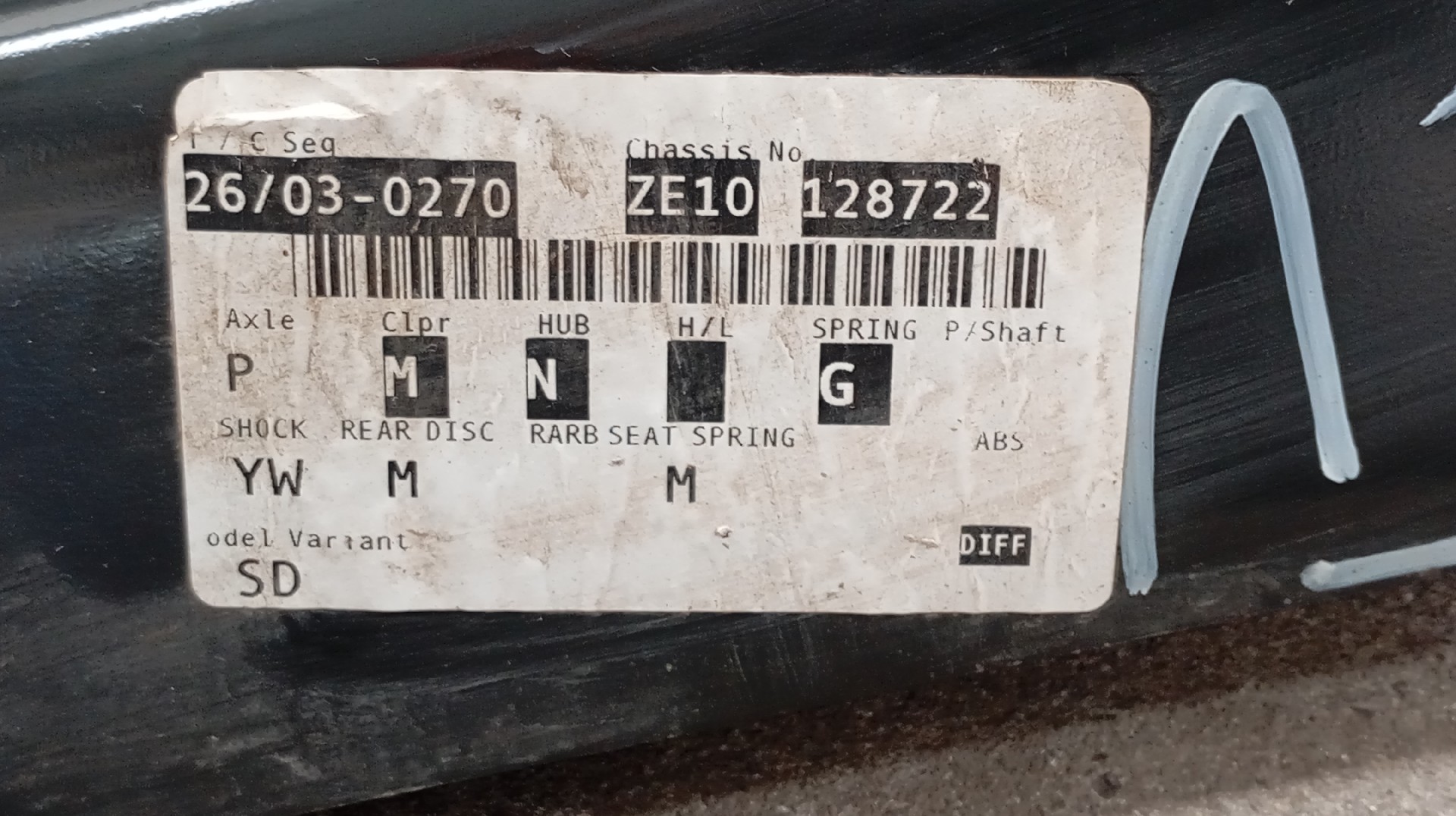 Eixo Traseiro NISSAN LEAF (ZE1_) | 17 -  Imagem-7