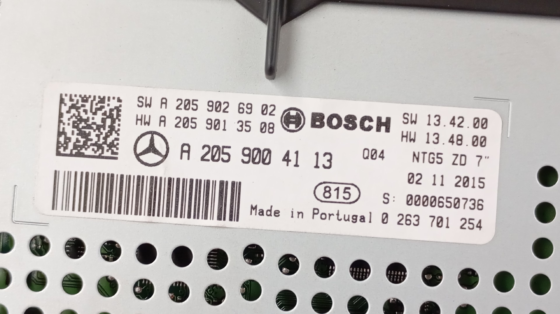 Display do GPS MERCEDES-BENZ C-CLASS (W205) | 13 -  Imagem-6