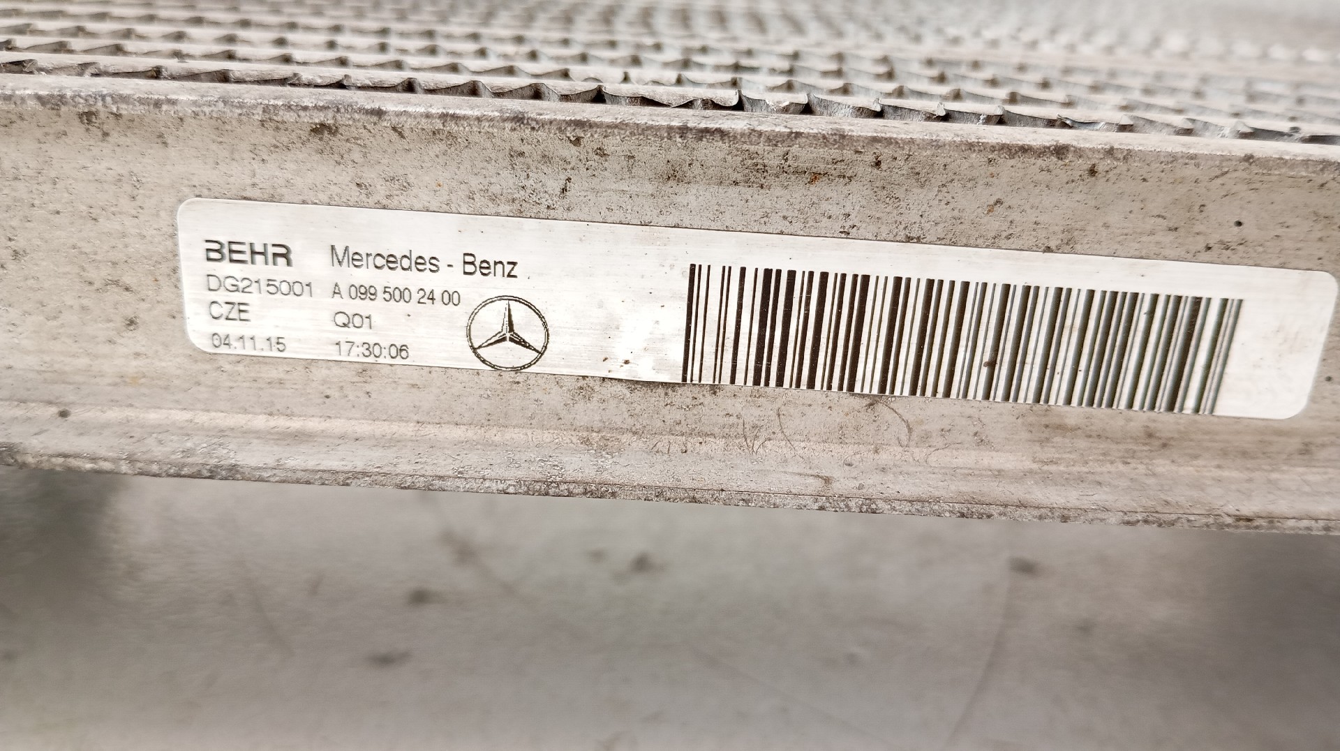 Intercooler Radiator MERCEDES-BENZ C-CLASS (W205) | 13 -  Imagem-3