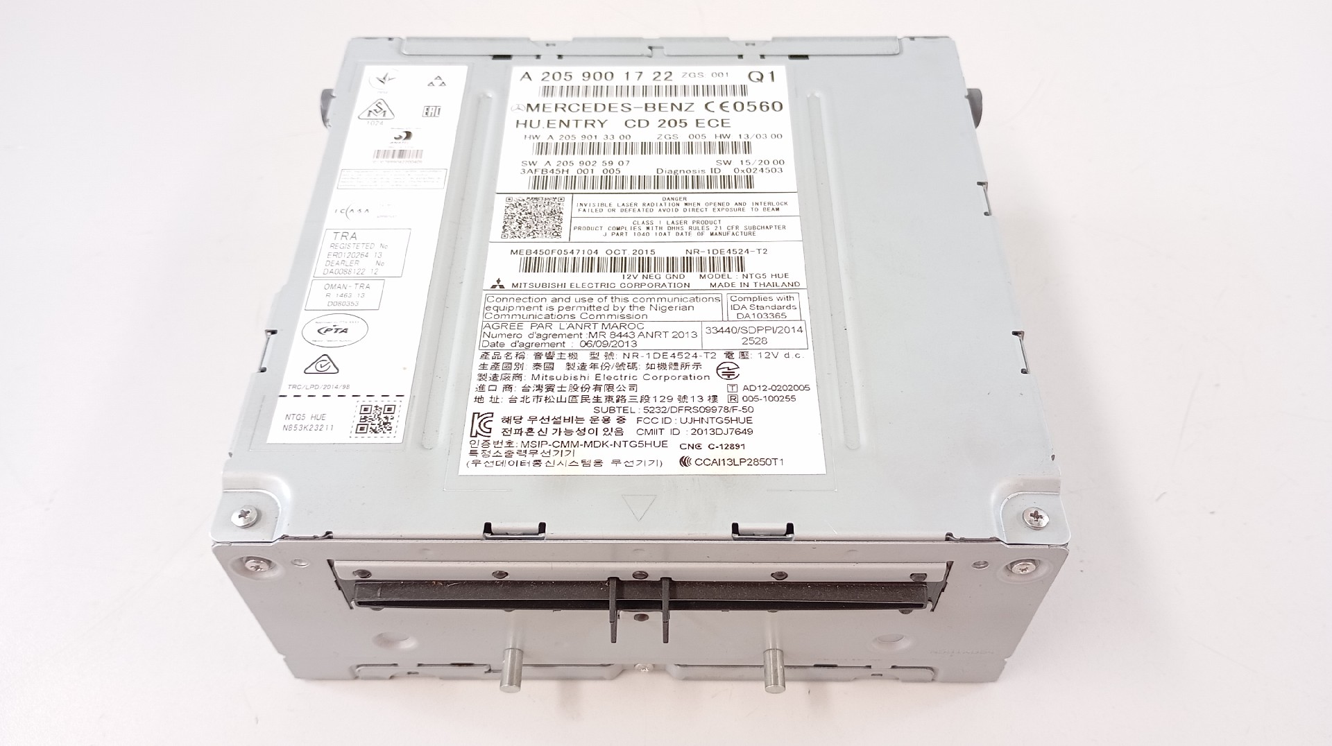 Módulo do Rádio MERCEDES-BENZ C-CLASS (W205) | 13 - 