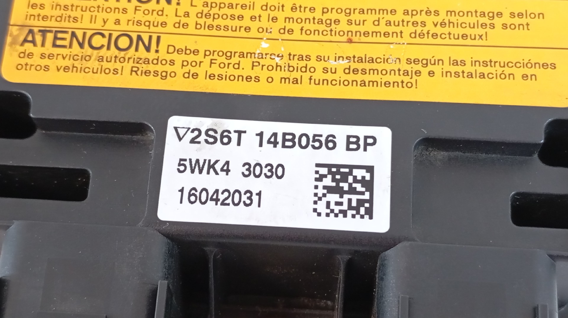 Centralita Airbags FORD FIESTA V Van | 02 - 10 Imagem-1