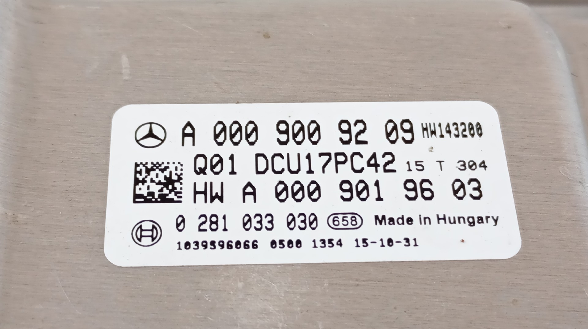 Unidade Adblue MERCEDES-BENZ C-CLASS (W205) | 13 -  Imagem-1