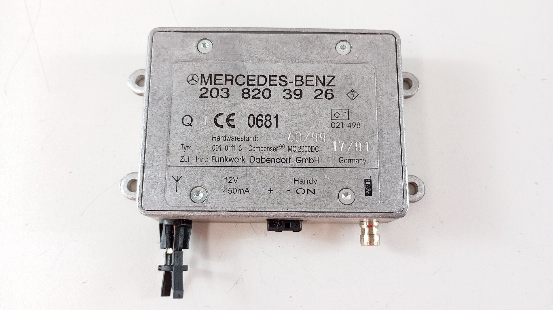 Módulo do Amplificador MERCEDES-BENZ C-CLASS (W203) | 00 - 07