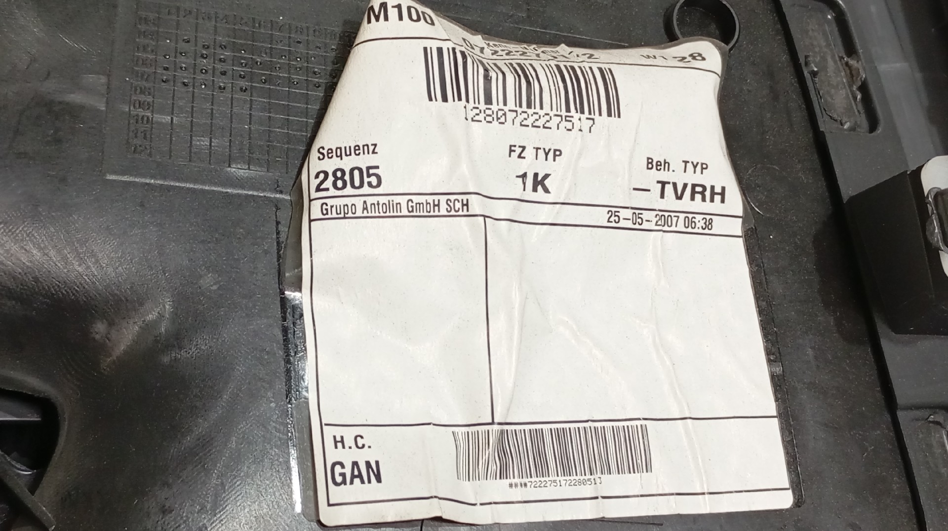 Quartela / Forra Porta Traseira Direita VOLKSWAGEN GOLF V (1K1) | 03 - 09 Imagem-4