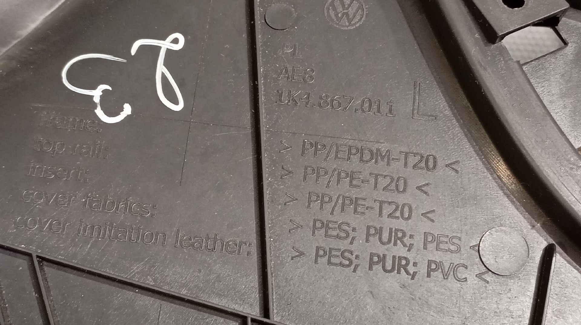 Quartela / Forra Porta Frente Esquerda VOLKSWAGEN GOLF V (1K1) | 03 - 09 Imagem-6