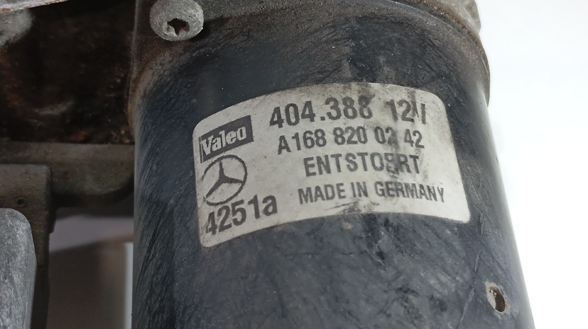 Motor Limpa Vidros Frente MERCEDES-BENZ A-CLASS (W168) | 97 - 05 Imagem-2
