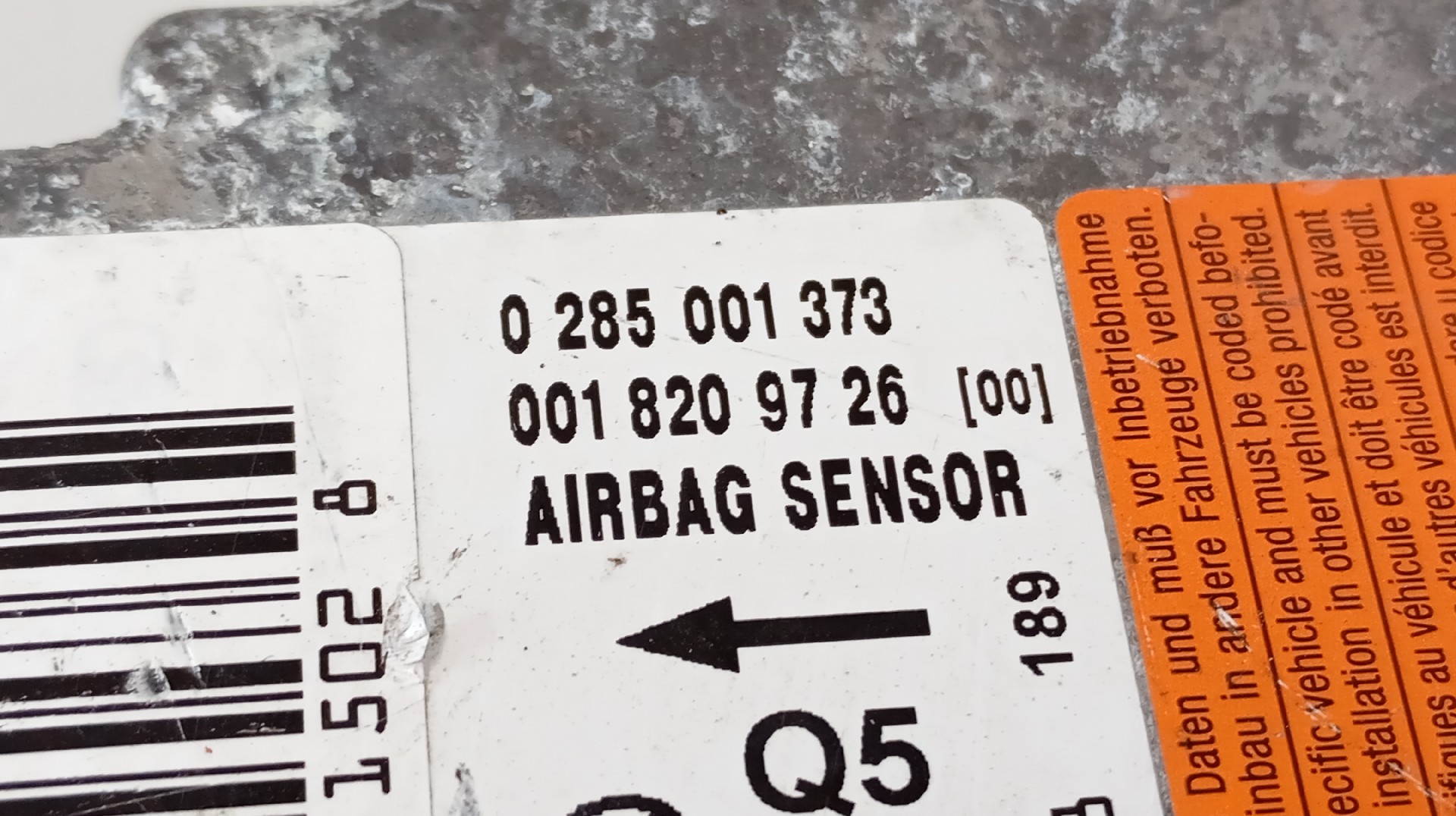 Centralina de Airbags MERCEDES-BENZ C-CLASS (W203) | 00 - 07 Imagem-1