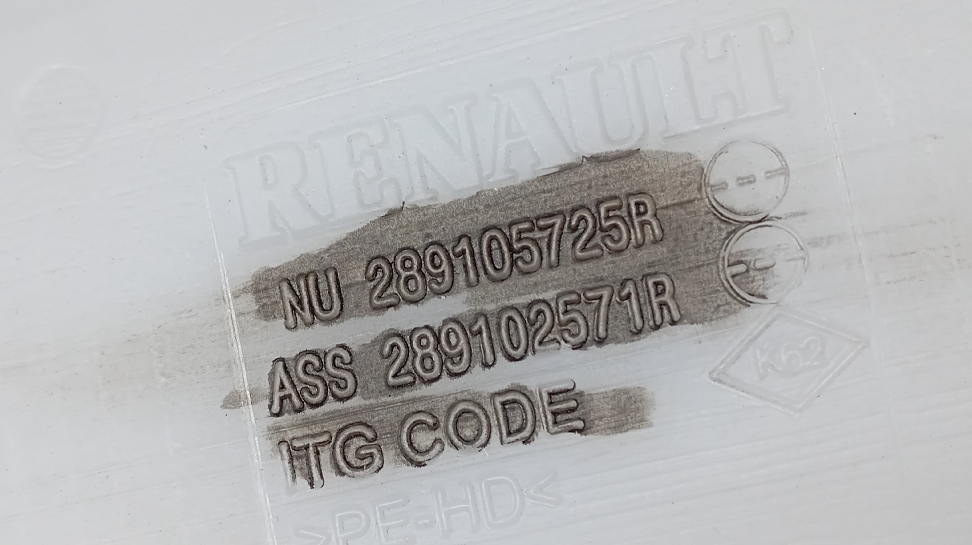 Depósito / Reservatorio Limpa Vidros RENAULT ZOE Imagem-3