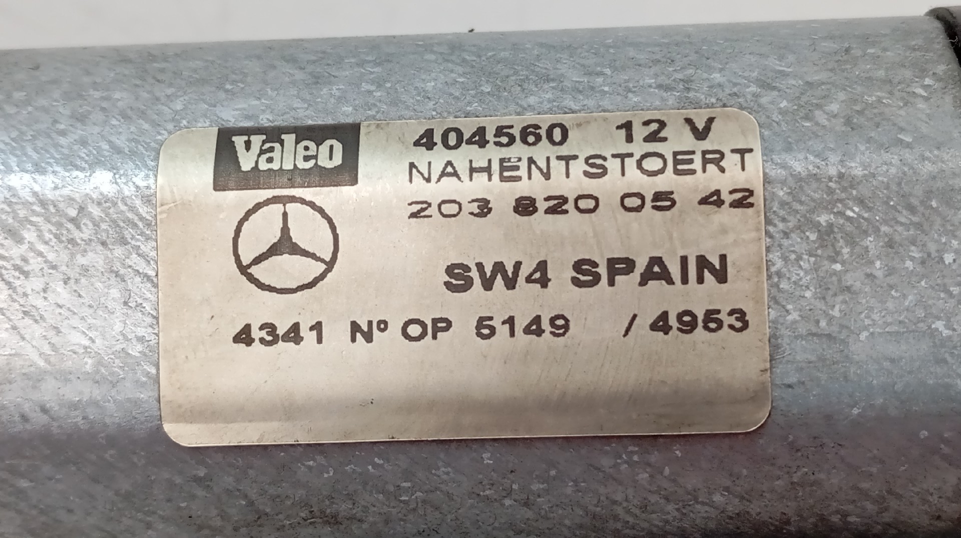 Motor Limpa Vidros Traseiro MERCEDES-BENZ C-CLASS (W203) | 00 - 07 Imagem-1