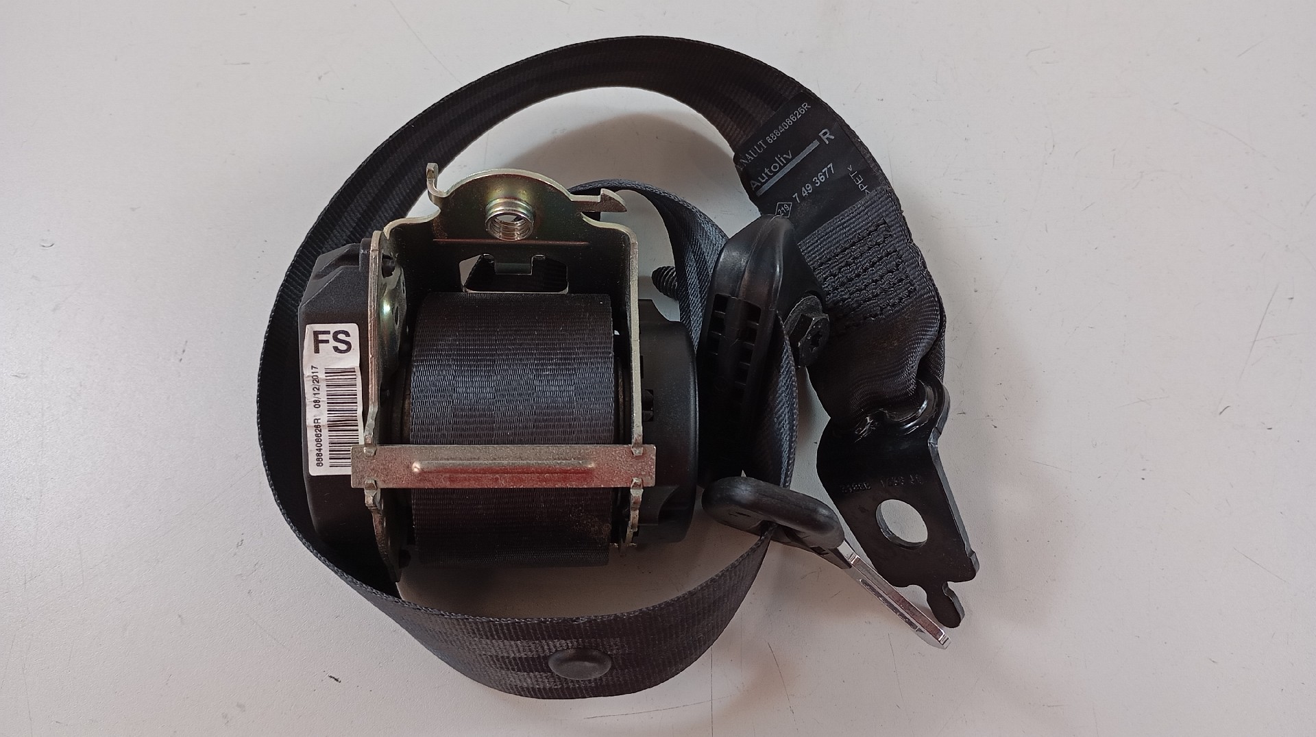 Pré-Tensor / Cinto Traseiro Direito RENAULT ZOE 2017- Imagem-2