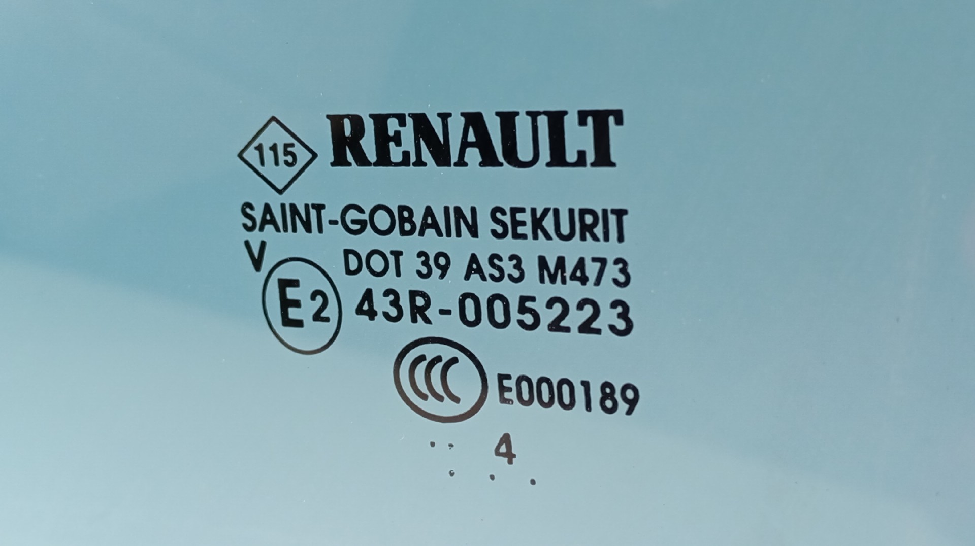 Vidro Porta Traseira Esquerda RENAULT ZOE (BFM_) | 12 -  Imagem-1