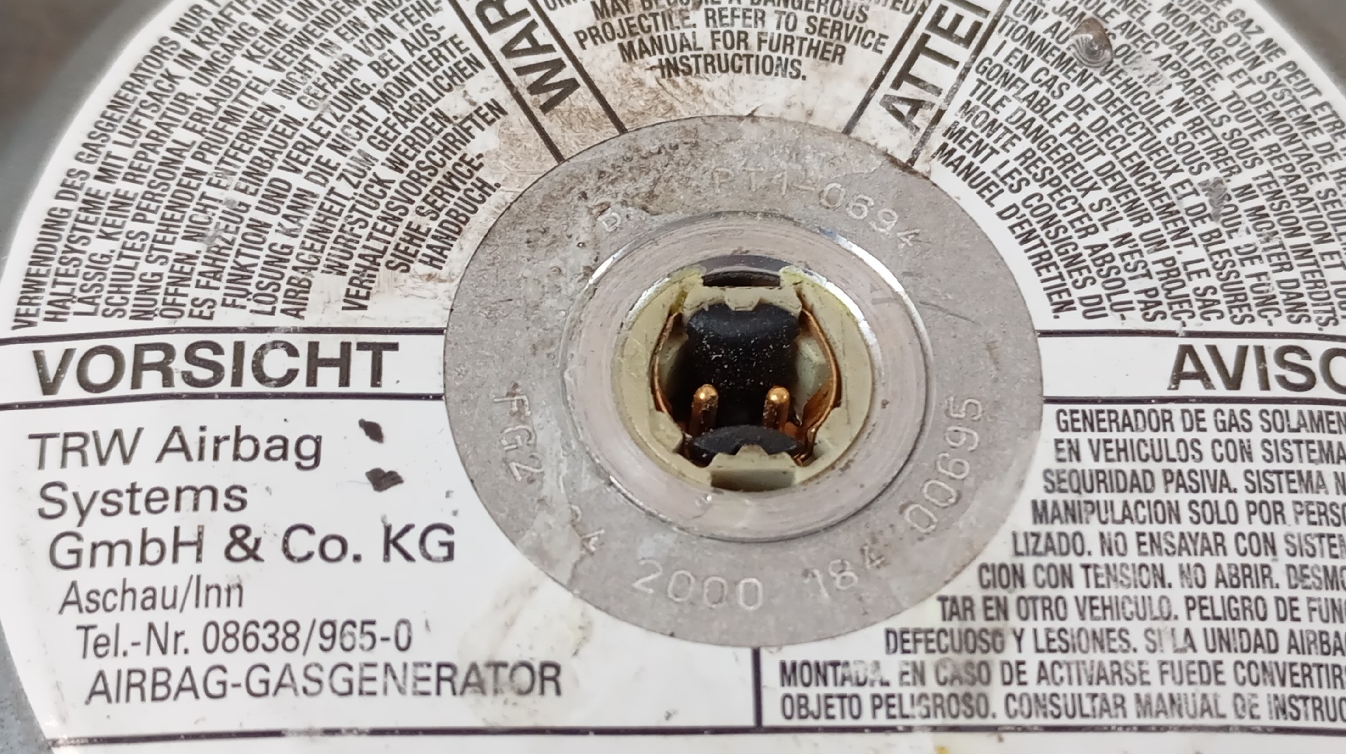 Airbag Volante RENAULT CLIO II Caixa (SB0/1/2_) | 98 -  Imagem-2