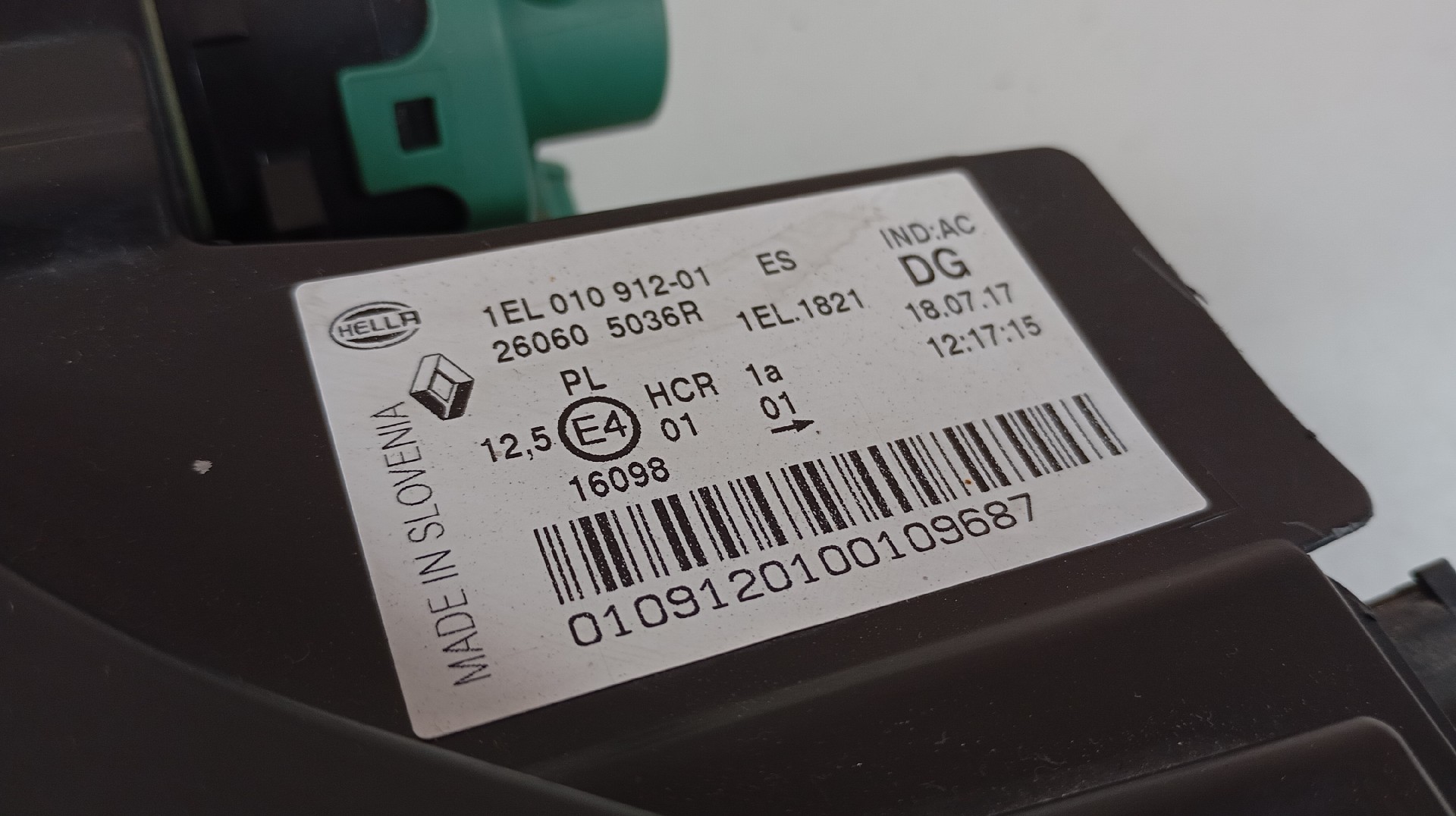 Left Headlight RENAULT ZOE Imagem-9