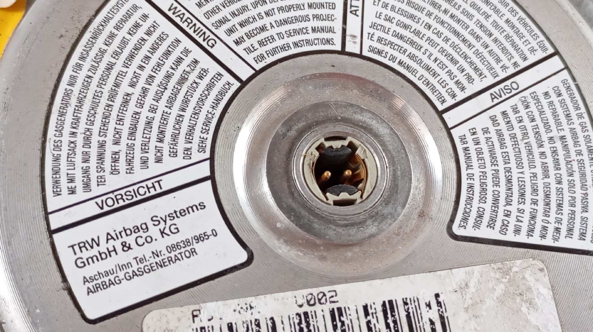 Driver Airbag RENAULT CLIO II Caixa (SB0/1/2_) | 98 -  Imagem-2