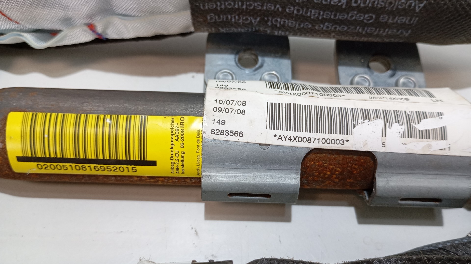 Airbag de Cortina Esquerdo NISSAN NAVARA PLATINUM DCI Imagem-1