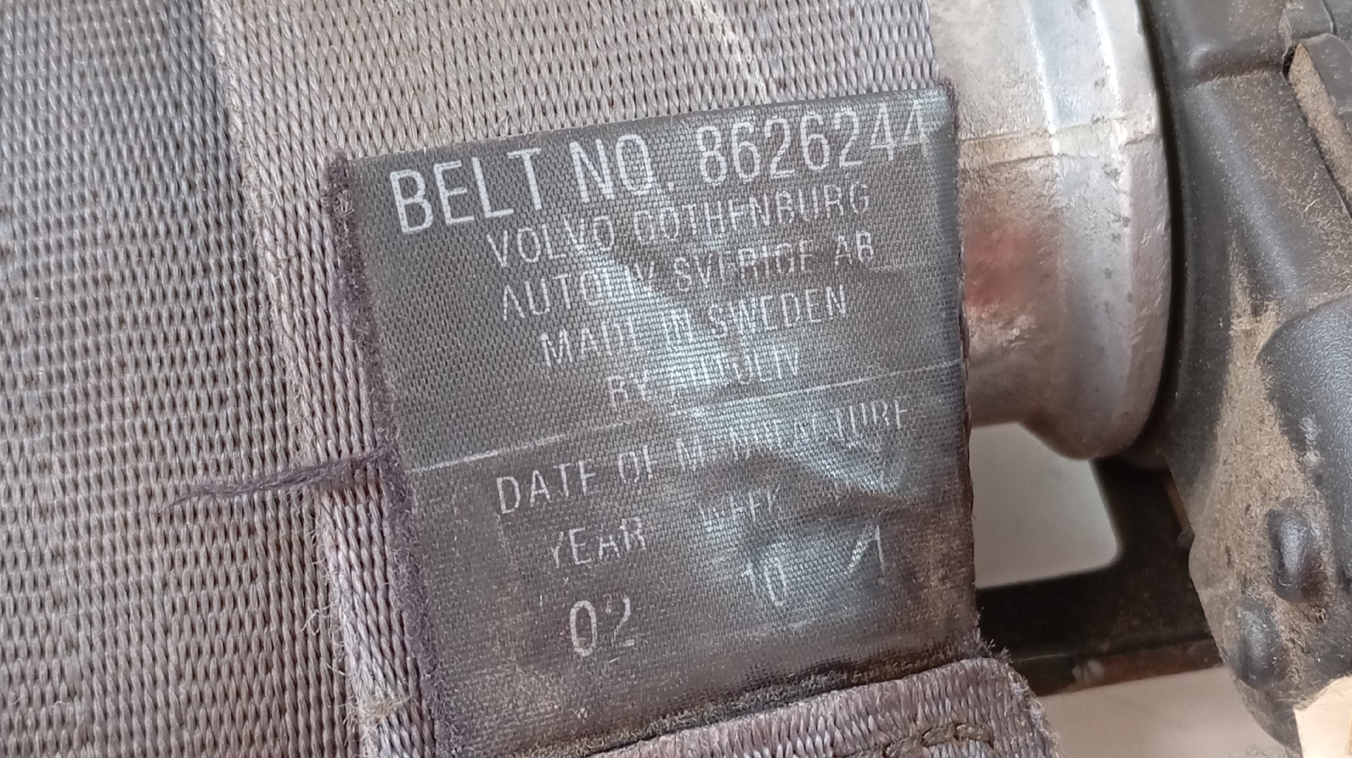 Pré-Tensor / Cinto Frente Esquerdo VOLVO S60 I (384) | 00 - 10 Imagem-2