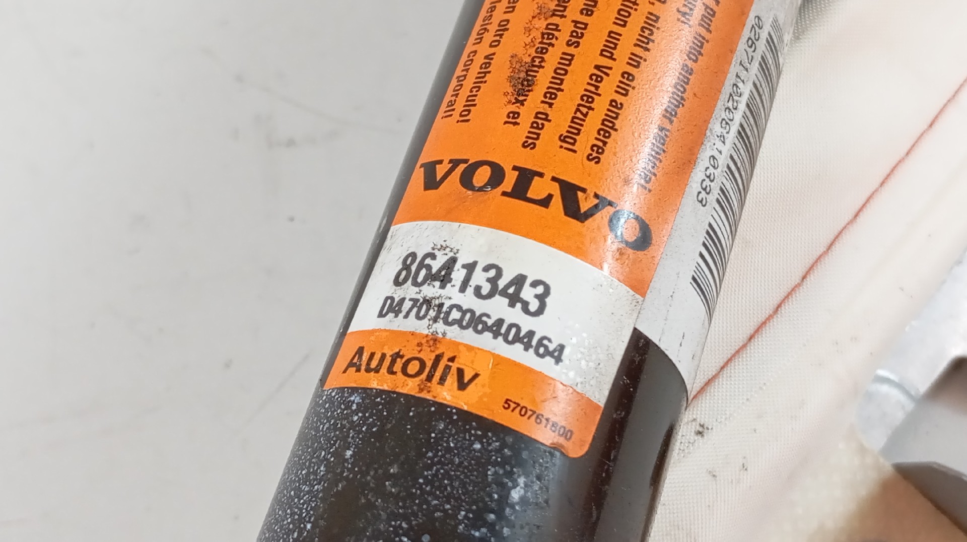 Airbag de Cortina Esquerdo VOLVO S60 I (384) | 00 - 10 Imagem-1