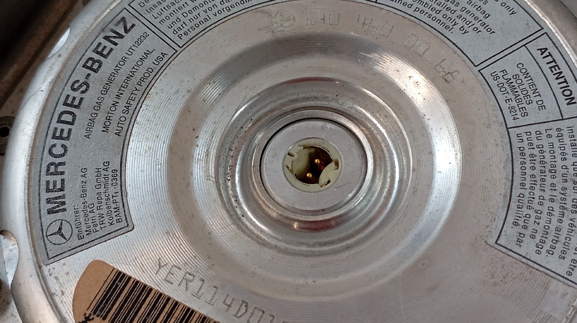 Airbag Conductor MERCEDES-BENZ 200 - 300 D (124) | 85 - 93 Imagem-2