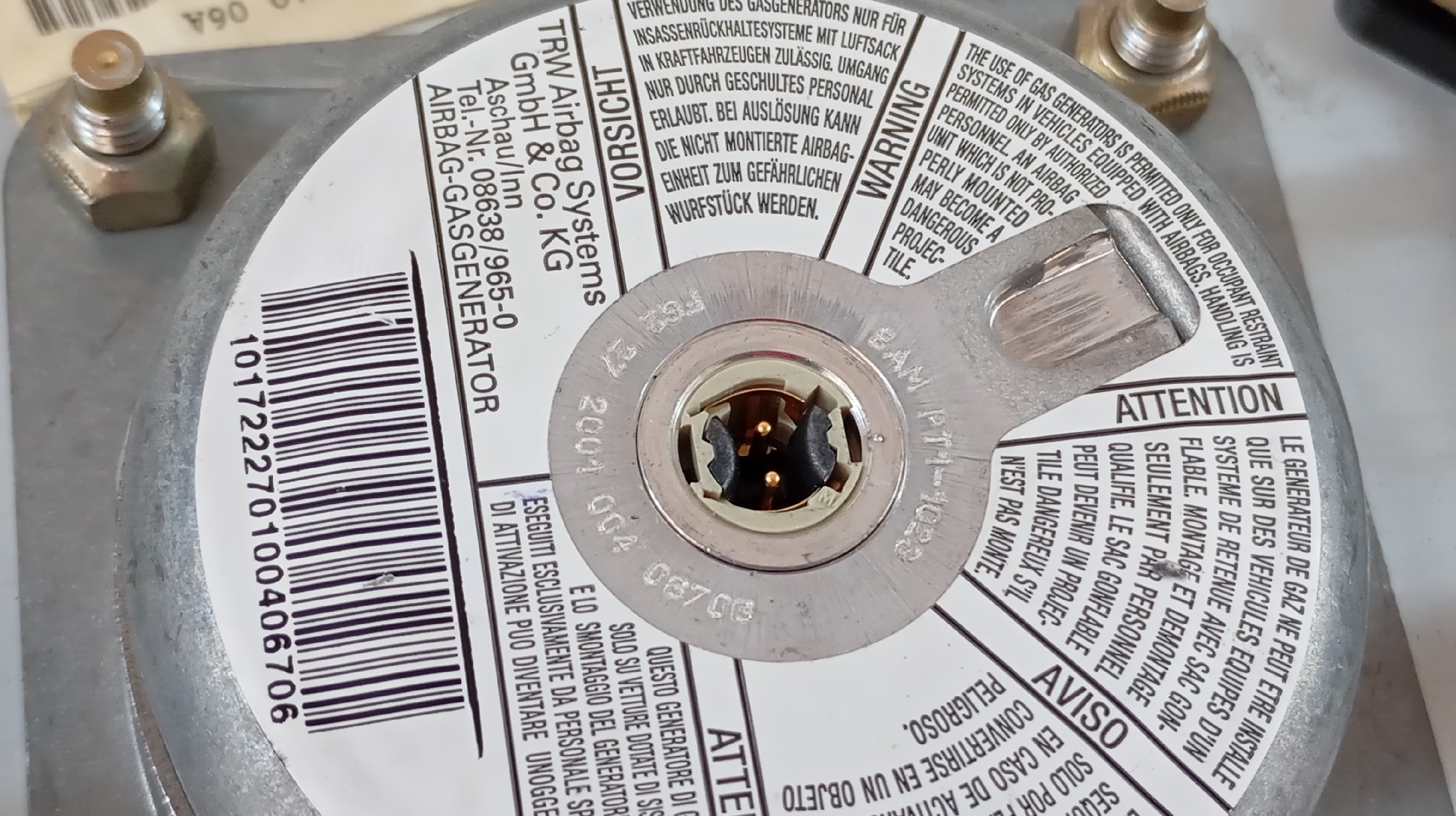 Airbag Conductor SEAT CORDOBA (6K1, 6K2) | 93 - 02 Imagem-2