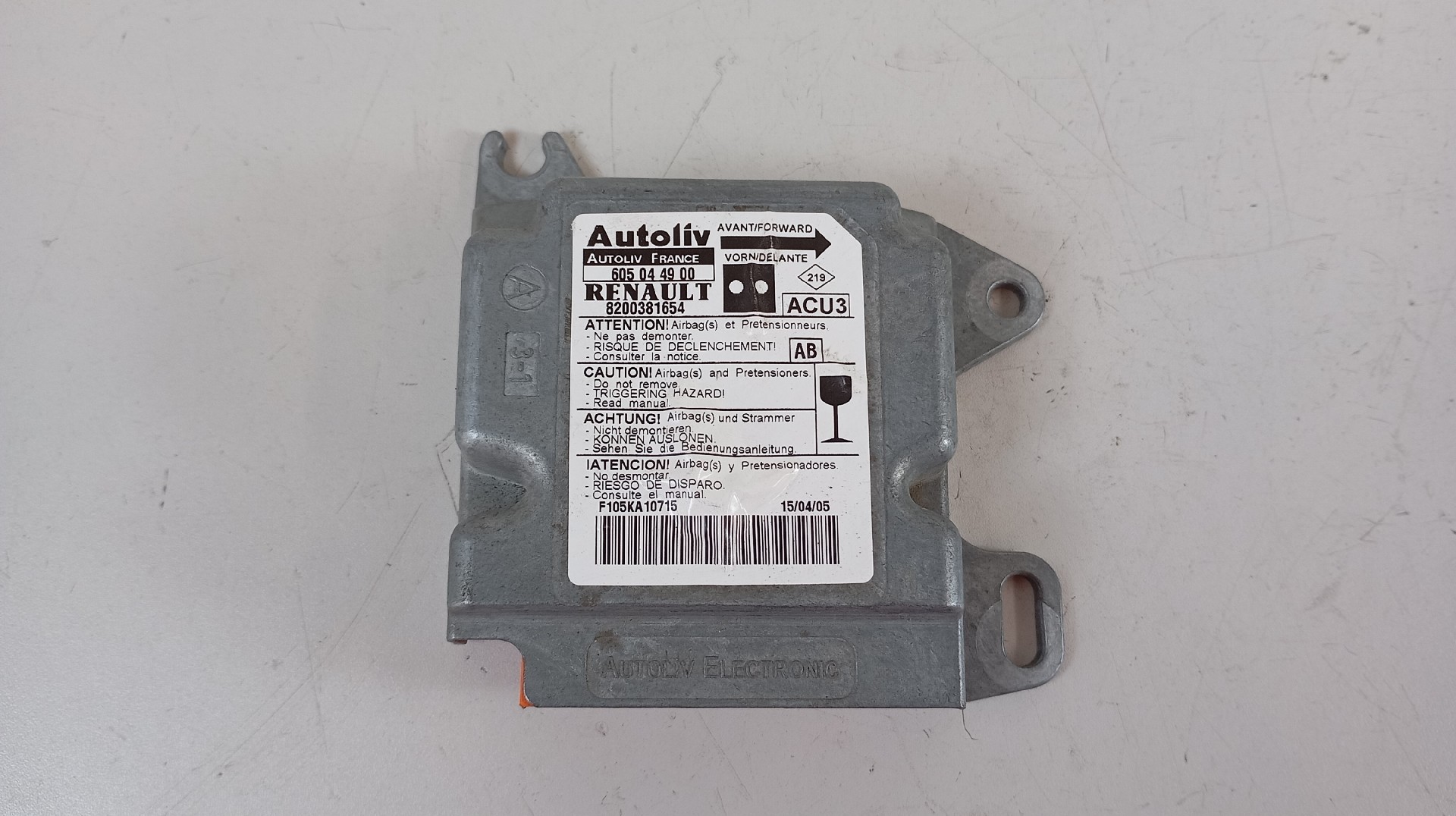 Centralita Airbags RENAULT KANGOO Express (FC0/1_) | 97 - 