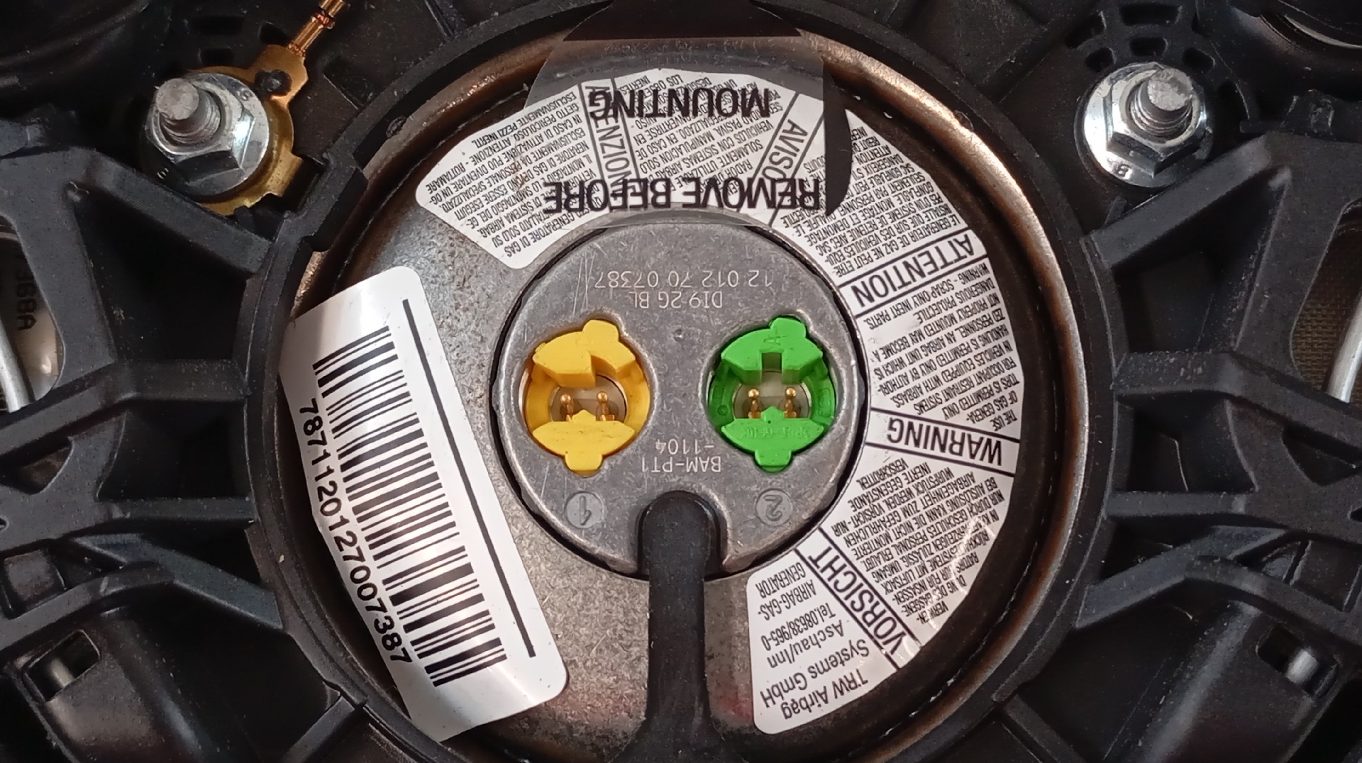 Airbag Conductor OPEL CORSA D (S07) | 06 - 14 Imagem-2